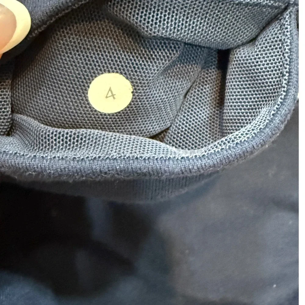 Lululemon Wunder Under High Rise‎ Leggings Navy Blue Yoga Pants Size 4